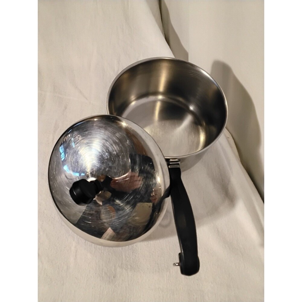 Farberware Aluminum Clad Stainless Steel 1 Quart Saucepan Pot W/Lid